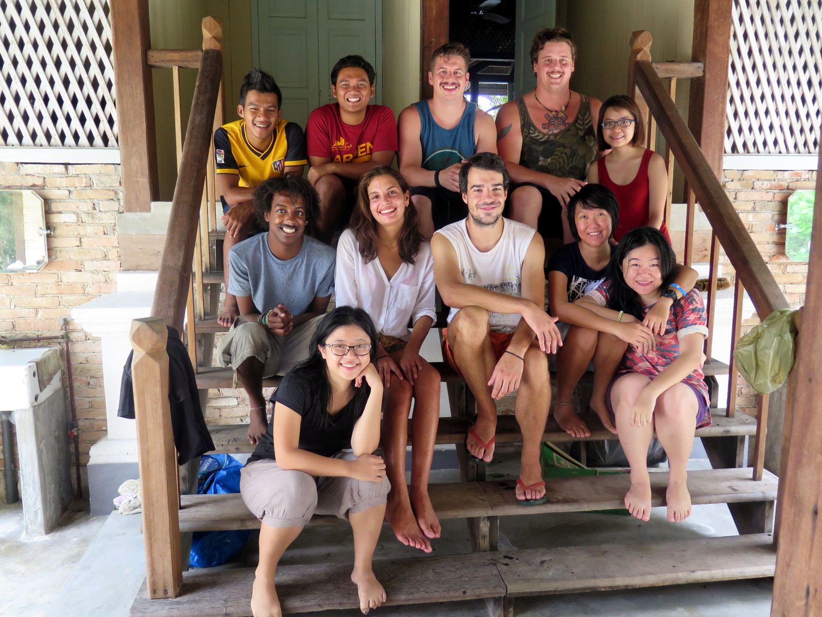 Staff, interns and volunteers of the Perhentian Turtle Project